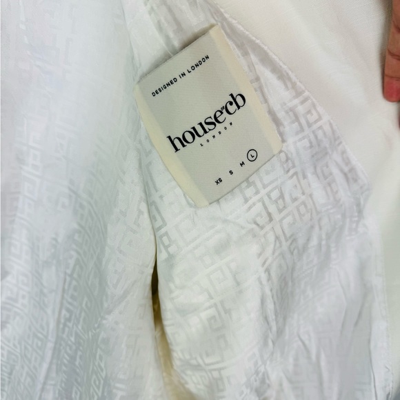 NWT House of CB Kasia Linen Mix Oversized Blazer - Picture 9 of 13